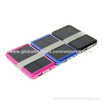 Solar power bank with dual USB port